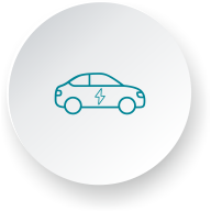 Voir les solutions e-mobility Icône des bornes de recharge pour véhicules électriques