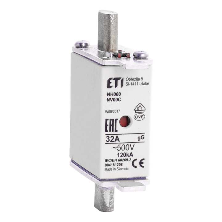 LV FUSE 31,5A DIN 00 GG 