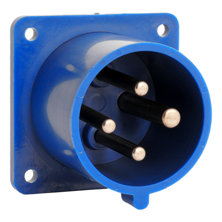 IDE CEE 32A 4p 230VAC IP44 toestelstekker inbouw recht