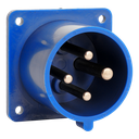 IDE CEE 32A 4p 230VAC IP44 toestelstekker inbouw recht
