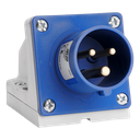 IDE CEE 16A 2p 230VAC IP44 toestelstekker inbouw muur