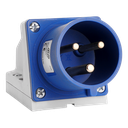 IDE  CEE 32A 2p+A 250V IP44 toestelstekker opbouw