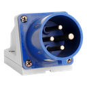 IDE  CEE 32A 3p+A 250V IP44 toestelstekker opbouw