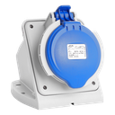 IDE CEE 32A 4p 230VAC IP44 stopcontact opbouw