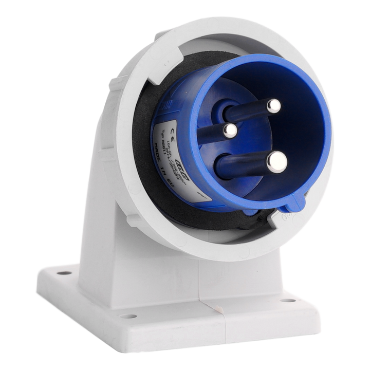 IDE  CEE 16A 2p+A 250V IP67 stekker