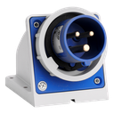 IDE CEE 16A 2p+T 230VAC IP67 opbouw toestelstekker