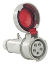 IDE CEE 125A 3P+T 230VAC IP67 fiche mobile femelle