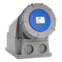 IDE  CEE  63A 2p+A 250V IP67 stopcontact opbouw