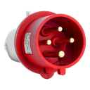 IDE koppelstekker 3p+A 32A 400VAC IP44