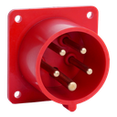 IDE CEE 16A 5p 400VAC IP44 socle de racc. enc. droit