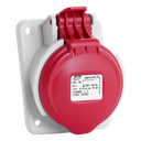 IDE CEE 16A 4p 400VAC IP44 prise encastrée inclinée