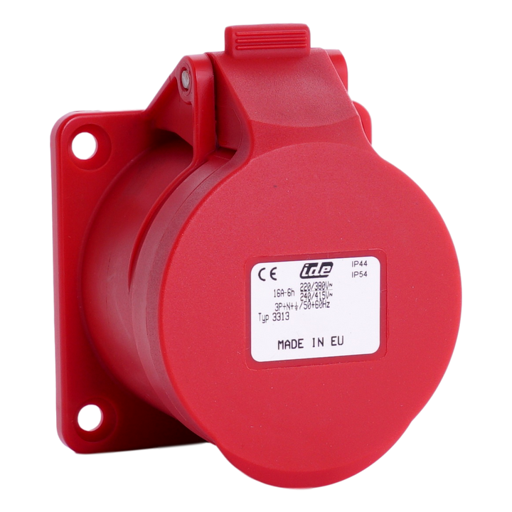 IDE  CEE 16A 3p+N+T 415V IP44 prise mont. panneau