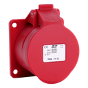 IDE  CEE 16A 3p+N+A 415V IP44 stopcontact paneelmont.