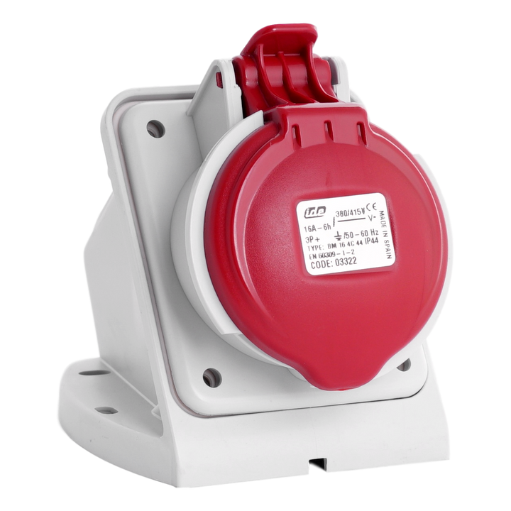 IDE CEE 16A 4p 400VAC IP44 prise murale