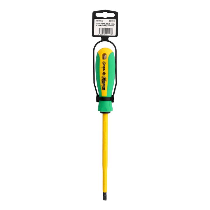 1000 v insulated flat screwdriver 6.5x150 mm