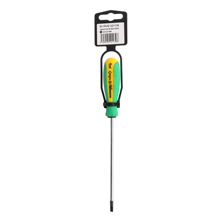 Tournevis plat lame nue, non isolé 4x125 mm