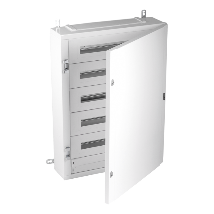Metal distr. encl. IP40 120 mod. (150mm) Plain door + KITTT