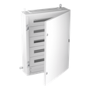 Coffret métal. IP40 120 mod. (150mm) Porte opaque + KITTT
