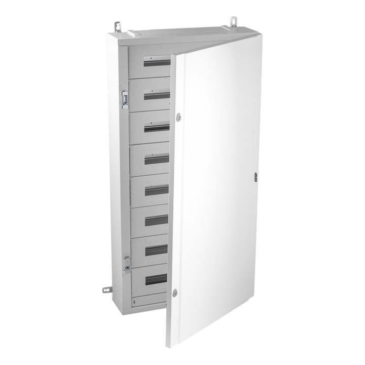 Metalen kast IP40 192 mod. (150mm) Volle deur + KITTT