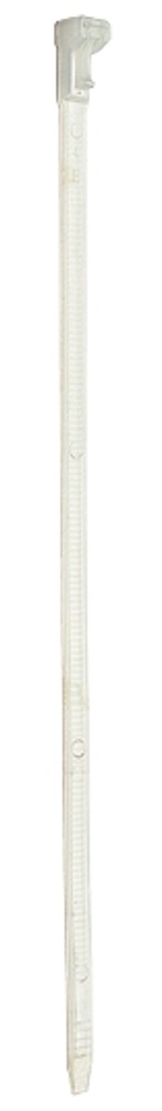 Releasable cable tie 200 x 7,5 white