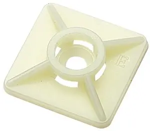 2-way mounting base self-adhesive 27x4,8 white