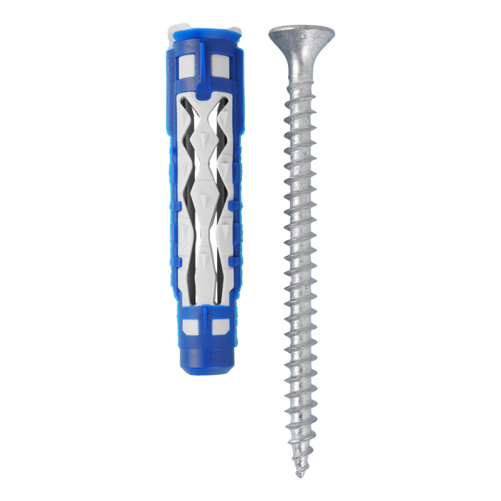 BLUEFIX VA plug 8 x 50mm + PZ screw