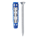 BLUEFIX VA plug 8 x 50mm + PZ screw