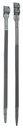 Collier noir 9 x 760 6457XE tête double