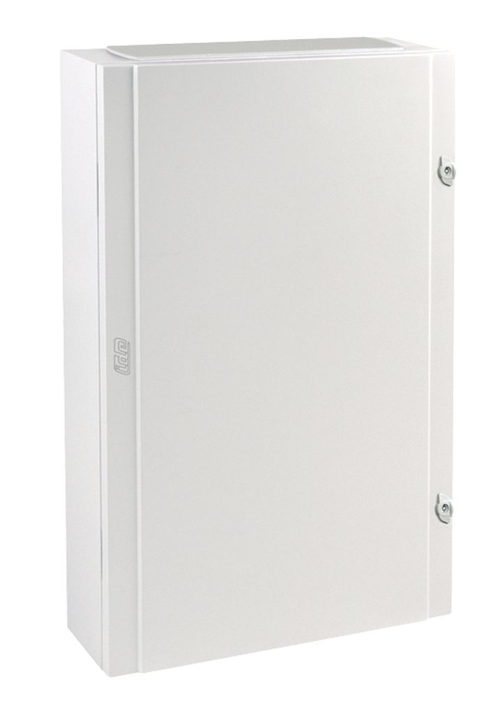 Coffret métal. IP65 120 mod. (150mm) Porte opaque + KITTT