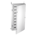 METAL DISTR. ENCL. 192mod Blank   door (150mm)