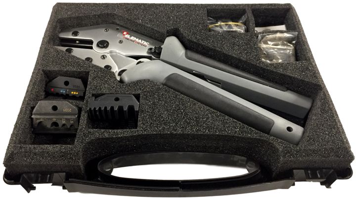 EZ CRIMP crimping tool + 5 dies for photovoltaic systems