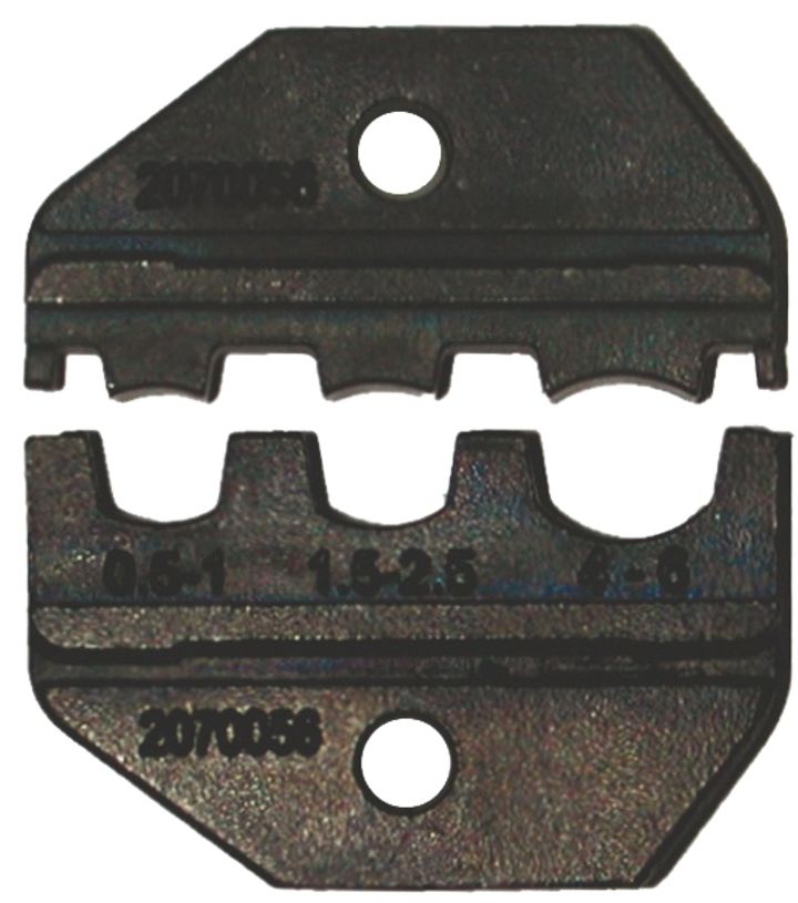 Crimping die heat-schrink butt connectors 0,5-6mm² EZ CRIMP
