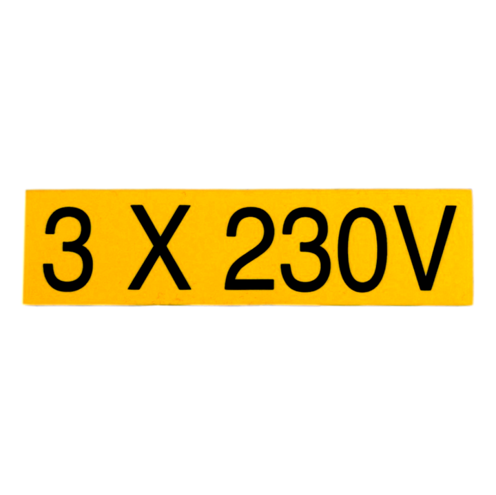 Zelfklever 3x230V