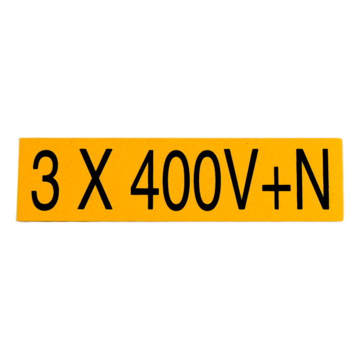 Zelfklever 3x400V+N