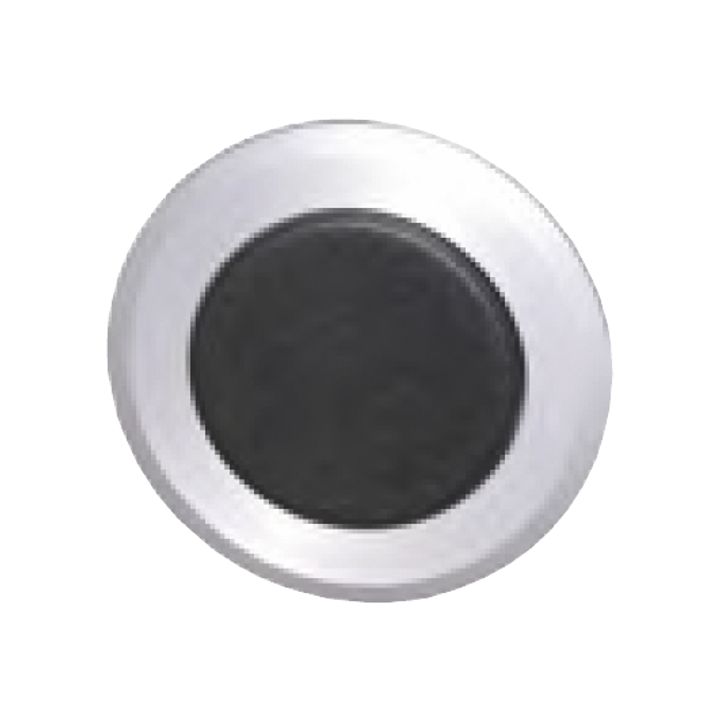 Bouton poussoir seul 30mm IP67 blanc, bague alu