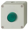 Behuizing met 1 lens groen