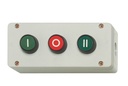 Assembled station 3 units with black plastic bezels