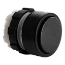Actuator flush head black with plastic bezel black