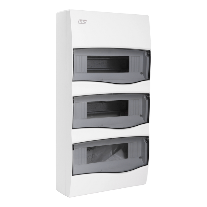 Opb. kast IP40 combi IP40 DD 36 mod. met neuter en aarde