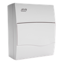 Coffret app. IP40 Combi porte opaque 8 mod. + borniers