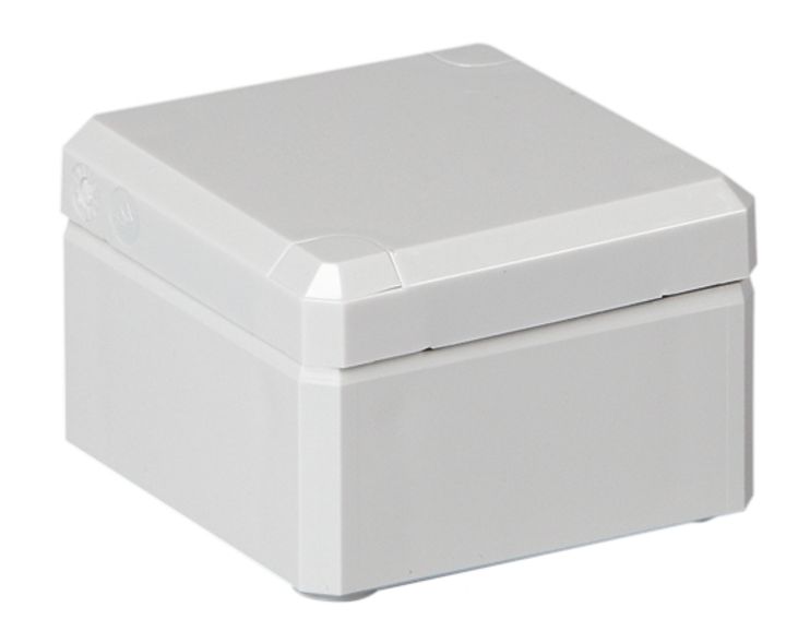 Behuizing in ABS, grijs deksel Cubo D 120x160x91 volle zijwa