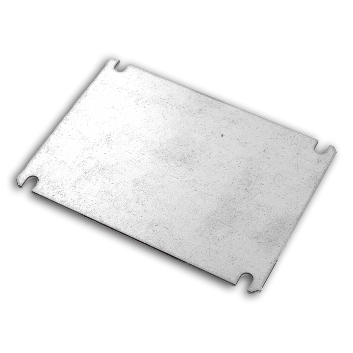 Plaque de montage galvanisée 65x93x1,5
