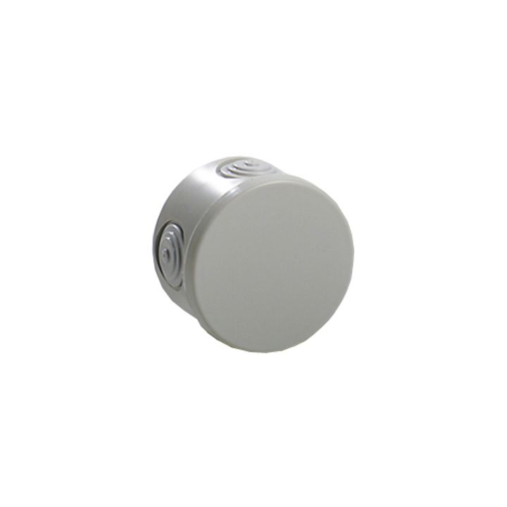 Boîte de dérivation ronde 80x50 avec passe-câble