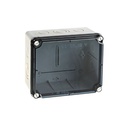 Junction box 189x151x95 without cable gland + cover transparent