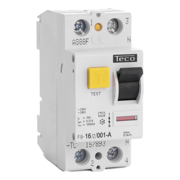 Residual current circuit breaker TC 2P 16A 10mA type A
