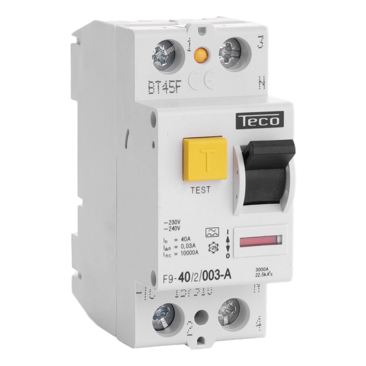 Residual current circuit breaker TC 2P 40A 30mA type A