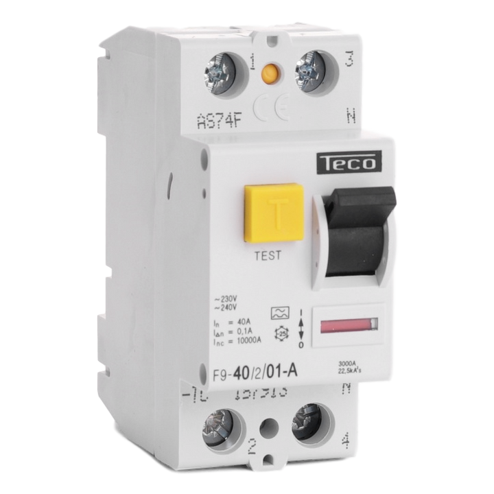 Residual current circuit breaker TC 2P 40A 100mA type A