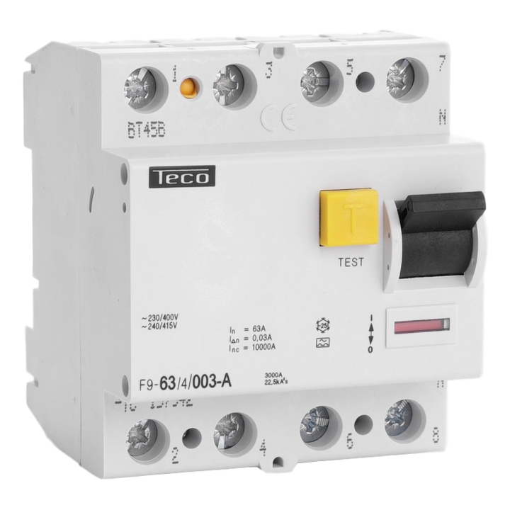 Inter. diff. Teco 4P 63A 30mA Type A