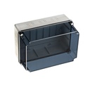 Junction box 328x239x188 without cable gland + transparent higher cover