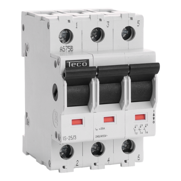 Interrupteur sectionneur Teco 3P 25A